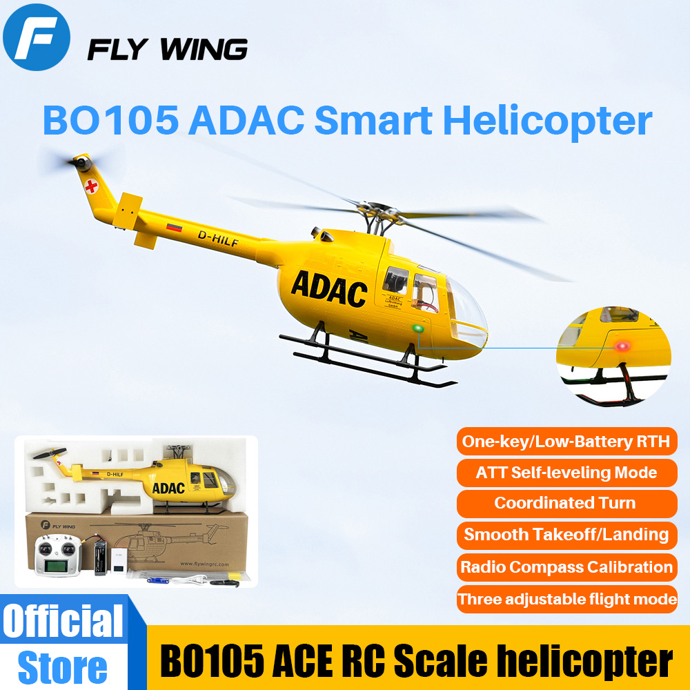 Helicóptero a escala FLY WING  - Rc Helicopter Electric reseña y precio