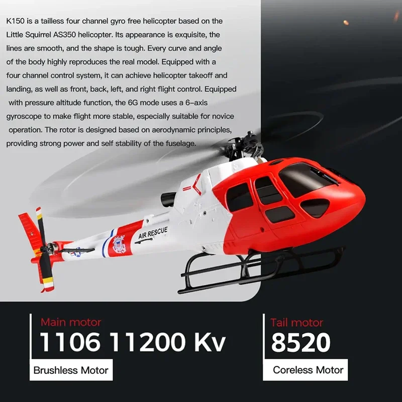 Helicóptero RC WLtoys 4CH K150 - Rc Helicopter Gas reseña y precio