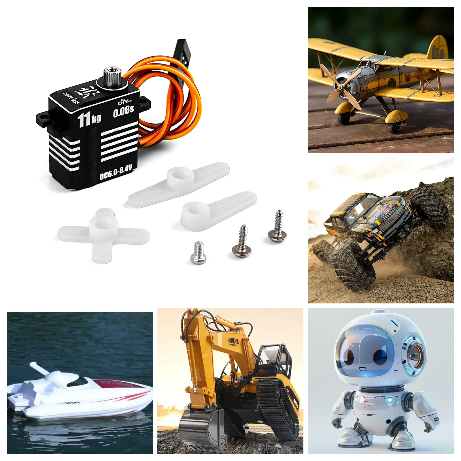 H-11 11KG Micro Servo Digital  - Rc Helicopter Motor reseña y precio