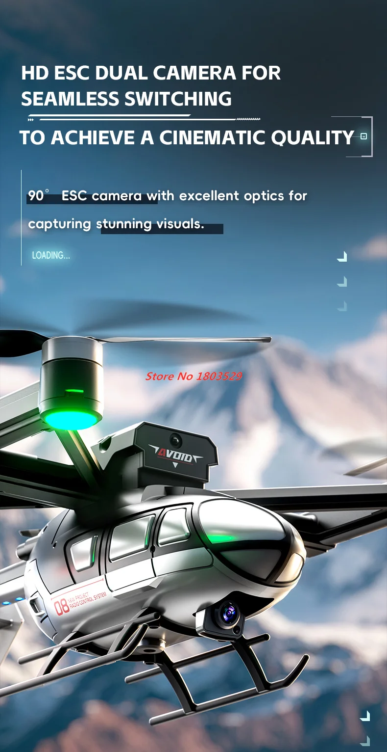 Dron con cámara HD profesional - Rc Helicopter Motor reseña y precio